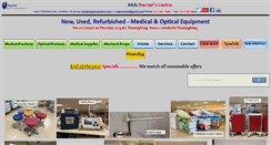 Desktop Screenshot of angelusmedical.com